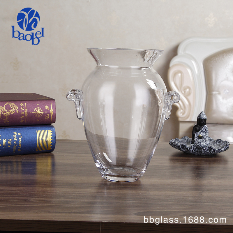 BBGLASS Baobei Glass Creative ear-shaped glass Vase is a modern home and wedding decoration item details Picture