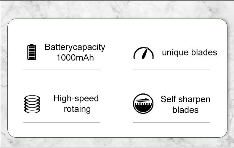 跨境出口SOKANY9932理发剪家用老人小孩通用可充电电推剪理发器理发剪详情3