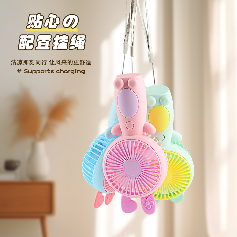Vertical, convenient, simple and three-dimensional handheld small fan pic 4