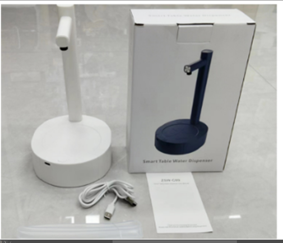 智能上水器桌面无线抽水器桶装水全电动可拆卸吸水器外贸批发