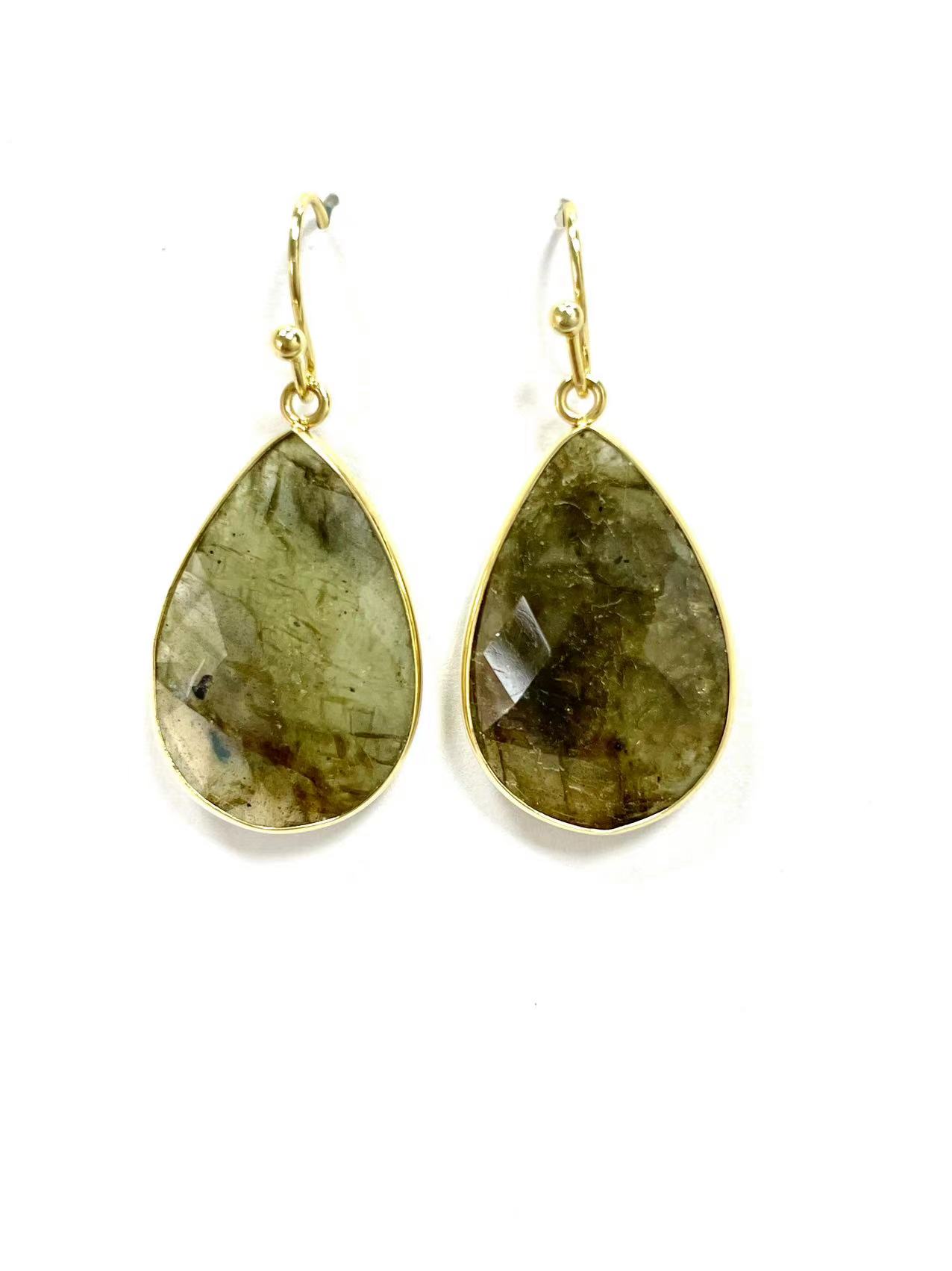 欧美流行耳环，钛钢耳饰，天然石耳饰