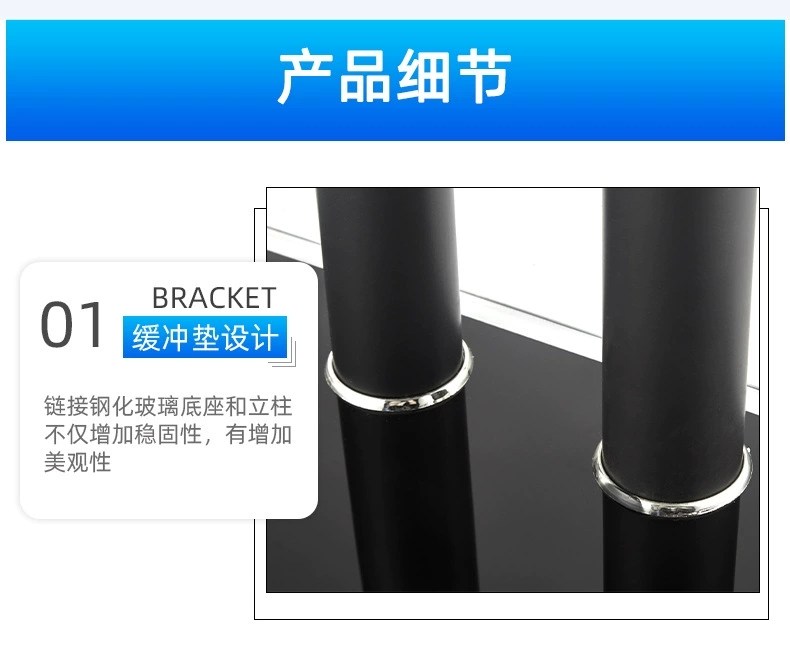 外贸批发厂家直销通用32-65寸电视底座支架桌面电视支架台式脚架电视挂架免打孔。详情图17