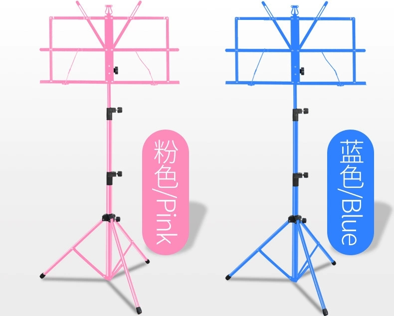 外贸批发厂家直销，升级加粗小谱架谱台乐谱架子古筝琴谱架吉他谱架通用折叠曲大谱架 。详情图6