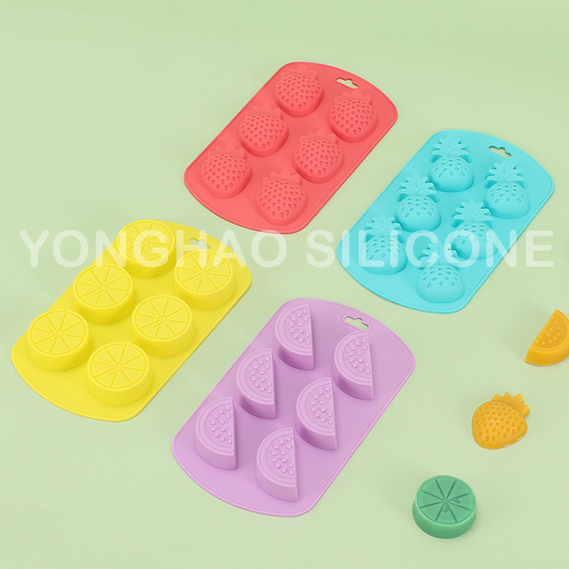 Summer Fruit Ice Silicone Mold Fondant Soap Baking Cupcake