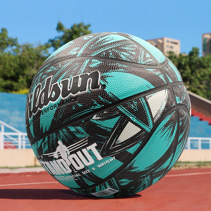 篮球/足球/高尔夫球健身器材/牛皮篮球/万国旗细节图