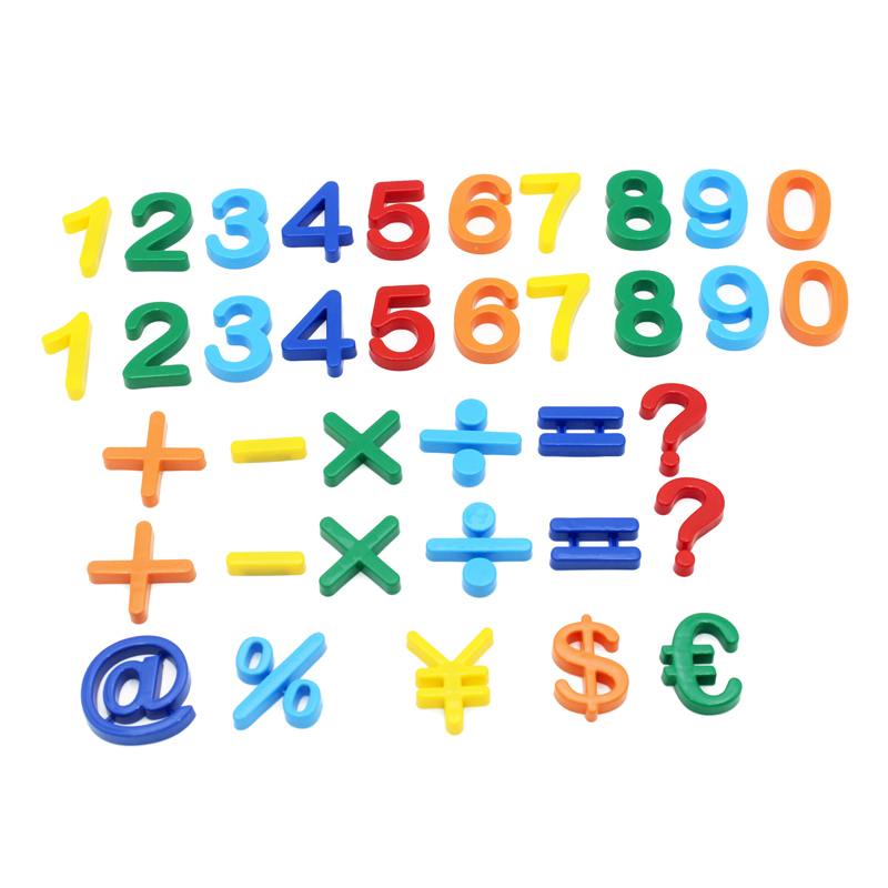 大号大卡横向磁性组合套装字母贴/大写/小写/数字/几何图形详情10