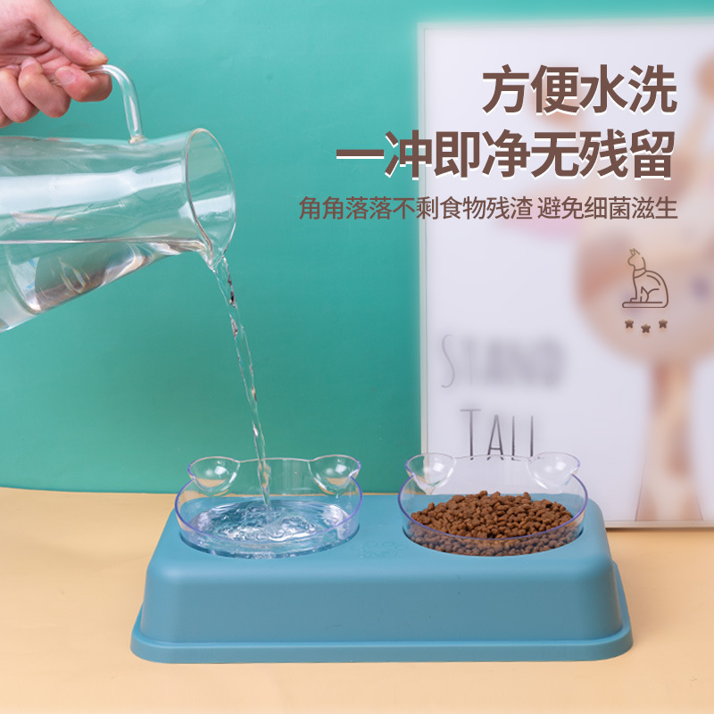 宠物/宠物用品/狗用自动食物分配器/自动猫粮碗/宠物双折叠碗产品图