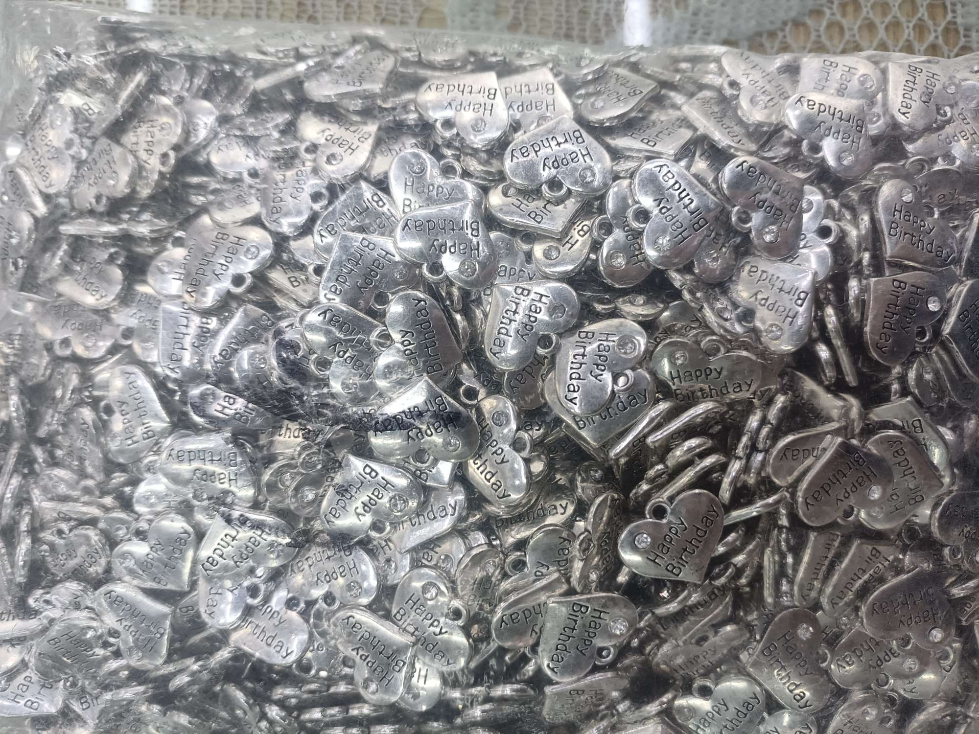 小桃心锌合金饰品配件，艺丹饰品配件，火爆热销详情图3