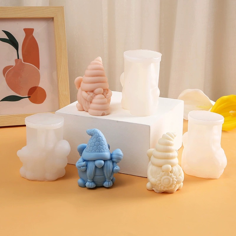 Ins-style irregular-shaped candle silicone mold DIY three-dimensional geometric scented candle artistic atmosphere decorative item candle mold souvenir mold Specification image