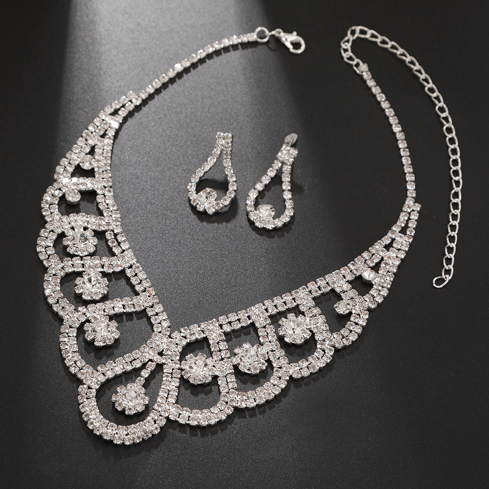 锆石套链/水晶锆石套链/陶瓷小耳钉/塑料耳圈养耳洞/新娘细节图