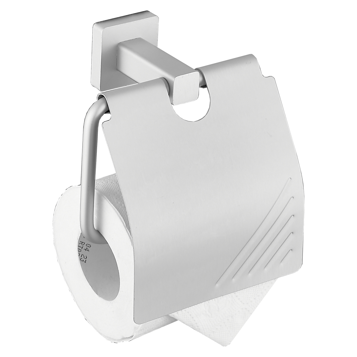 哑光太空铝免打孔毛巾架卫生间浴室折叠置物架洗手间浴巾架套装白底实物图