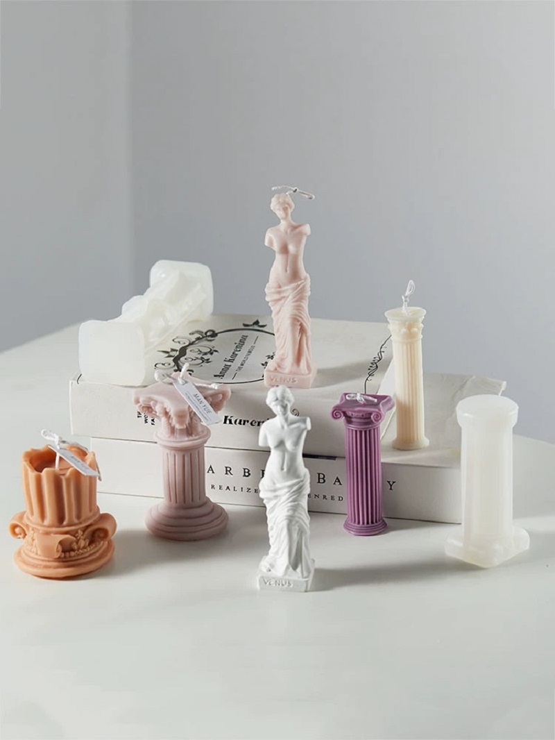 ins风异形蜡烛硅胶模具DIY立体几何香薰蜡烛艺术氛围感摆件蜡烛模具伴手礼模具详情1