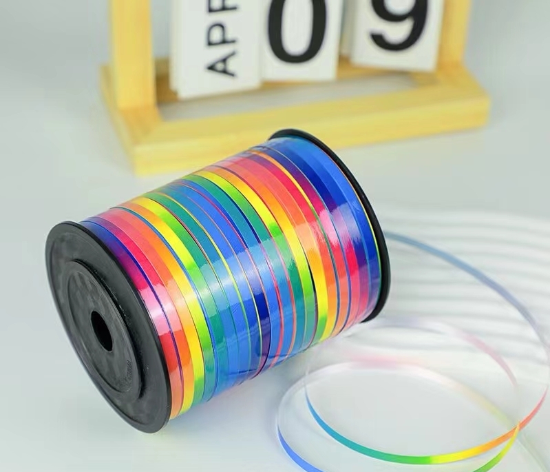 200米塑料彩带  气球带 气球绳 装饰彩条彩带细节图