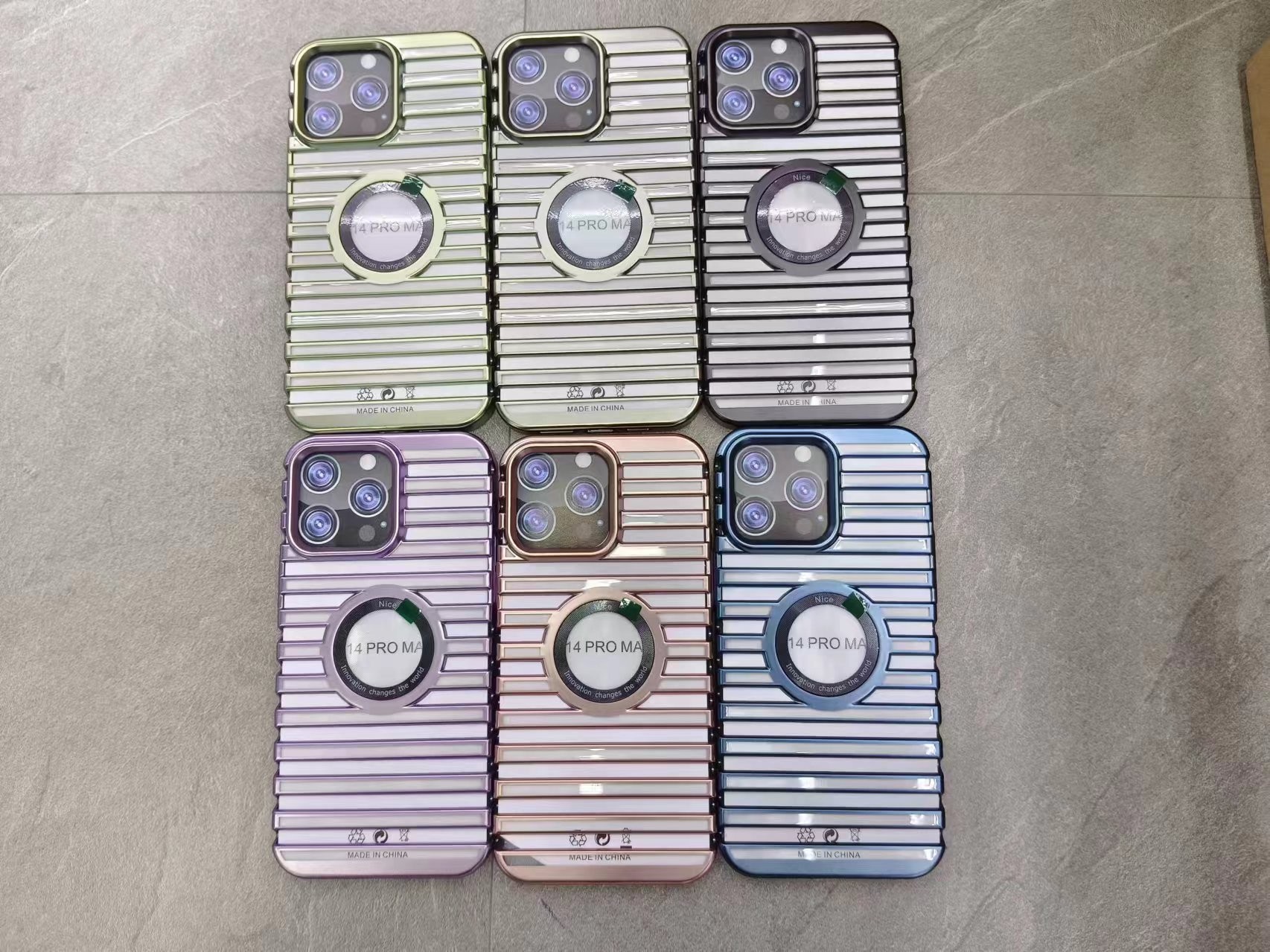Open mark hollow transparent oil spray phone case