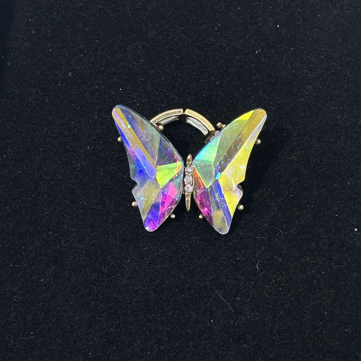 水晶饰品头饰配件成品 服饰辅料 巨石水晶5618白底实物图