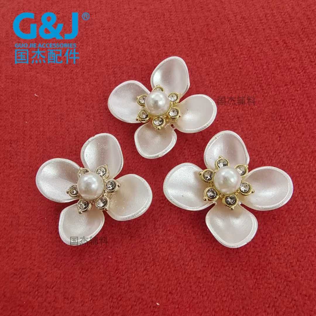Taiwan A10*14 pointed oval drill acrylic drill handicraft clasp with flower egg shape imitation Taiwan acrylic details Picture