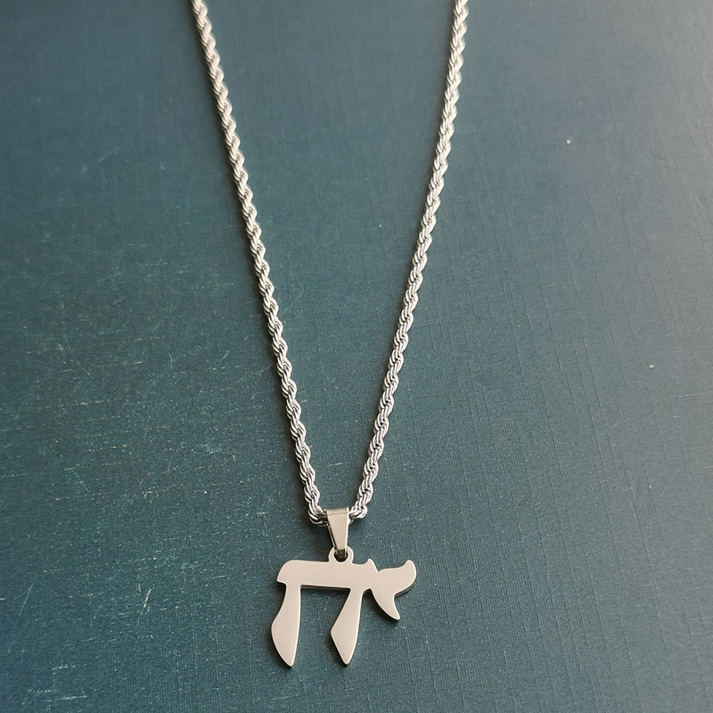 跨境外贸DIY饰品配件特殊符号钛钢不锈钢项链吊坠时尚百搭个性潮详情图9