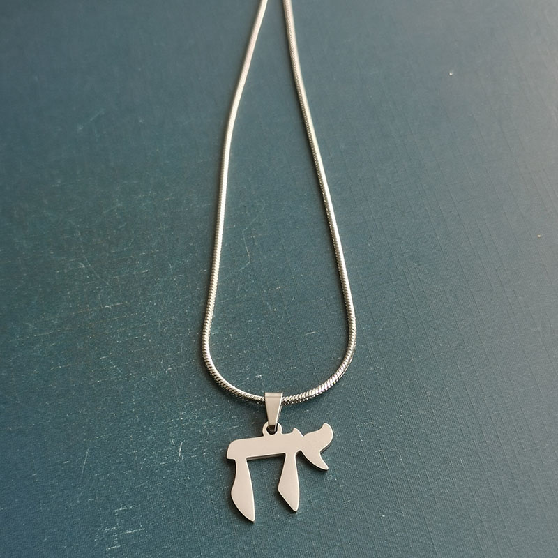 跨境外贸DIY饰品配件特殊符号钛钢不锈钢项链吊坠时尚百搭个性潮细节图