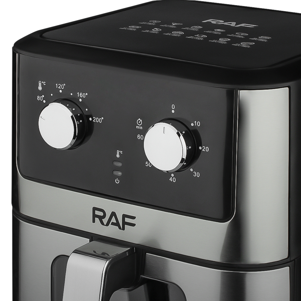 RAF European standard cross-border household air fryer, large-capacity multi-functional electric fryer, visible 8L oil-free French fries machine pic 13
