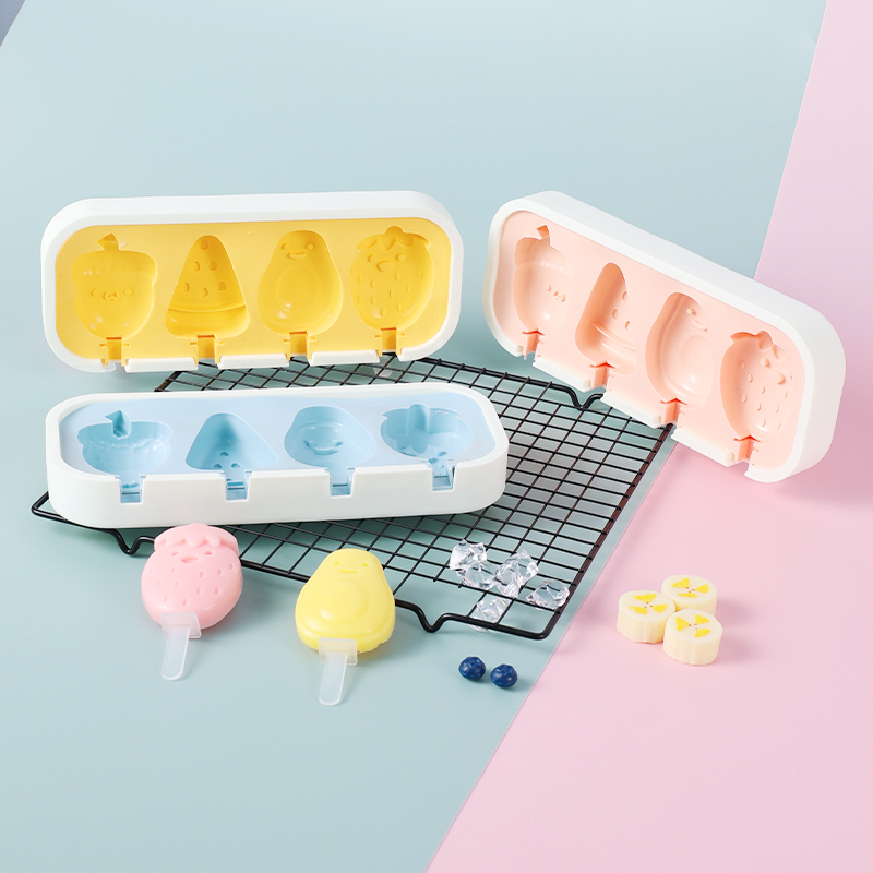 Silicone Freeze Ice Cream Mold Popsicle Ice Cube Mould Tools详情4