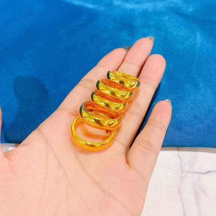 K gold exquisite rings, jewelry and accessories, fashionable and trendy ladies