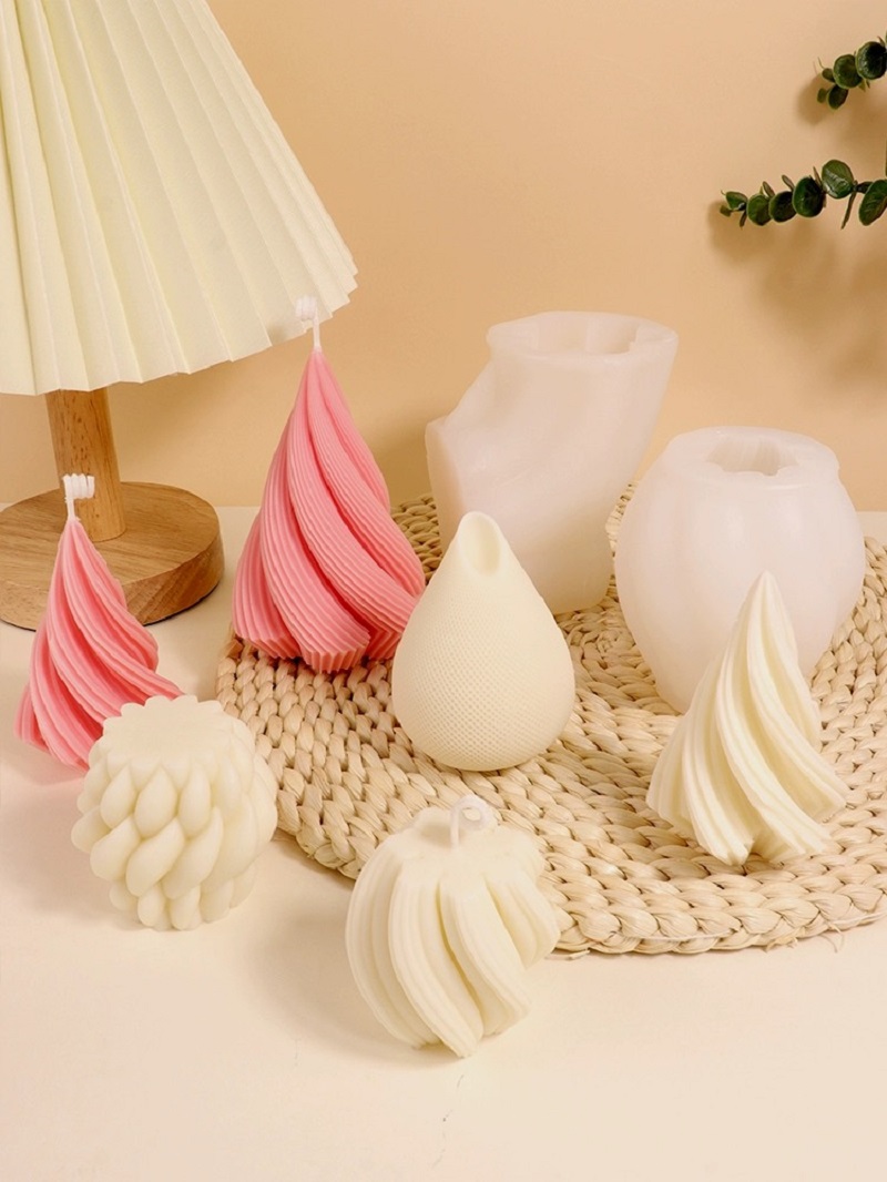 ins风异形蜡烛硅胶模具DIY立体几何香薰蜡烛艺术氛围感摆件蜡烛模具伴手礼模具