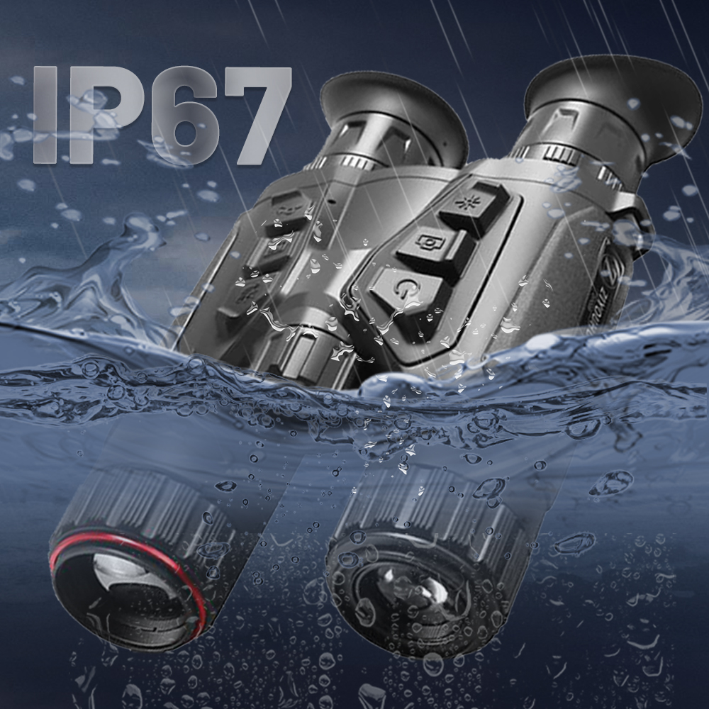 Newest Multispectral Thermal Imaging Binoculars Built GPS 1000m LRF Laser Distance Measuring 850nm Infrared Night Vision Hunting details Picture