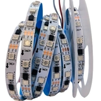 灯带热销5V5.5MM窄板WS2812B一米3060灯内置IC可编程 LED全彩幻彩灯带 流水灯带详情图13