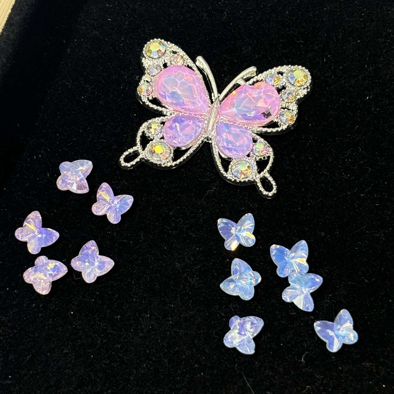 水晶饰品头饰配件成品 服饰辅料 巨石水晶5618细节图