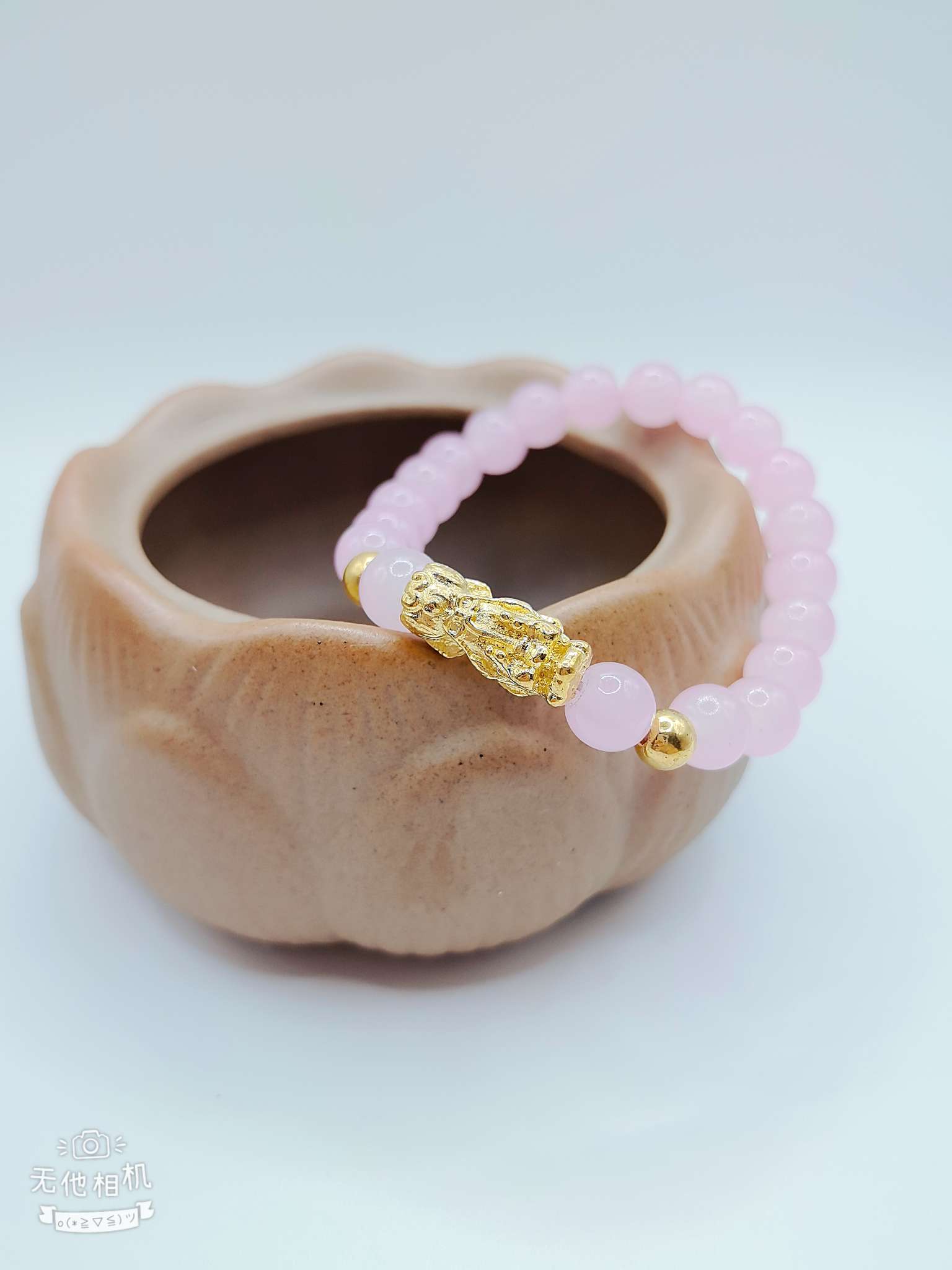 8厘果冻珠单个金貔貅招财手链 手串手饰 饰品首饰 简约时尚女士手腕装饰品详情图5