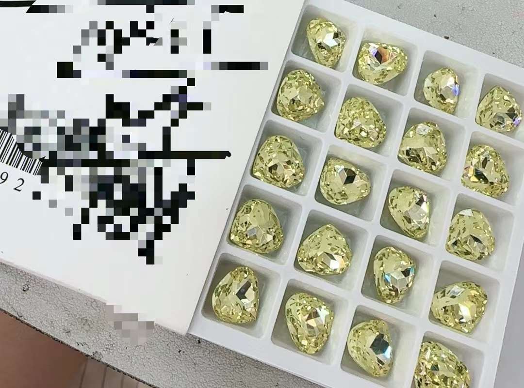 New color pointed-bottom diamond K9 American super diamond Super Flash diamond factory direct sales, complete color range 5069 detail image 9