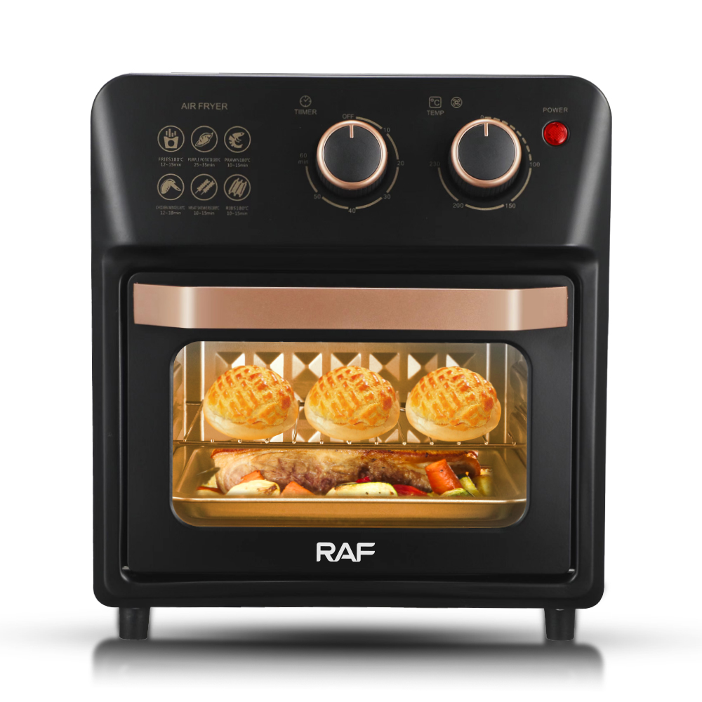 RAF electric oven, European standard 14L multi-functional household air fryer, fully automatic intelligent oven, fryer, visible baking pic 8
