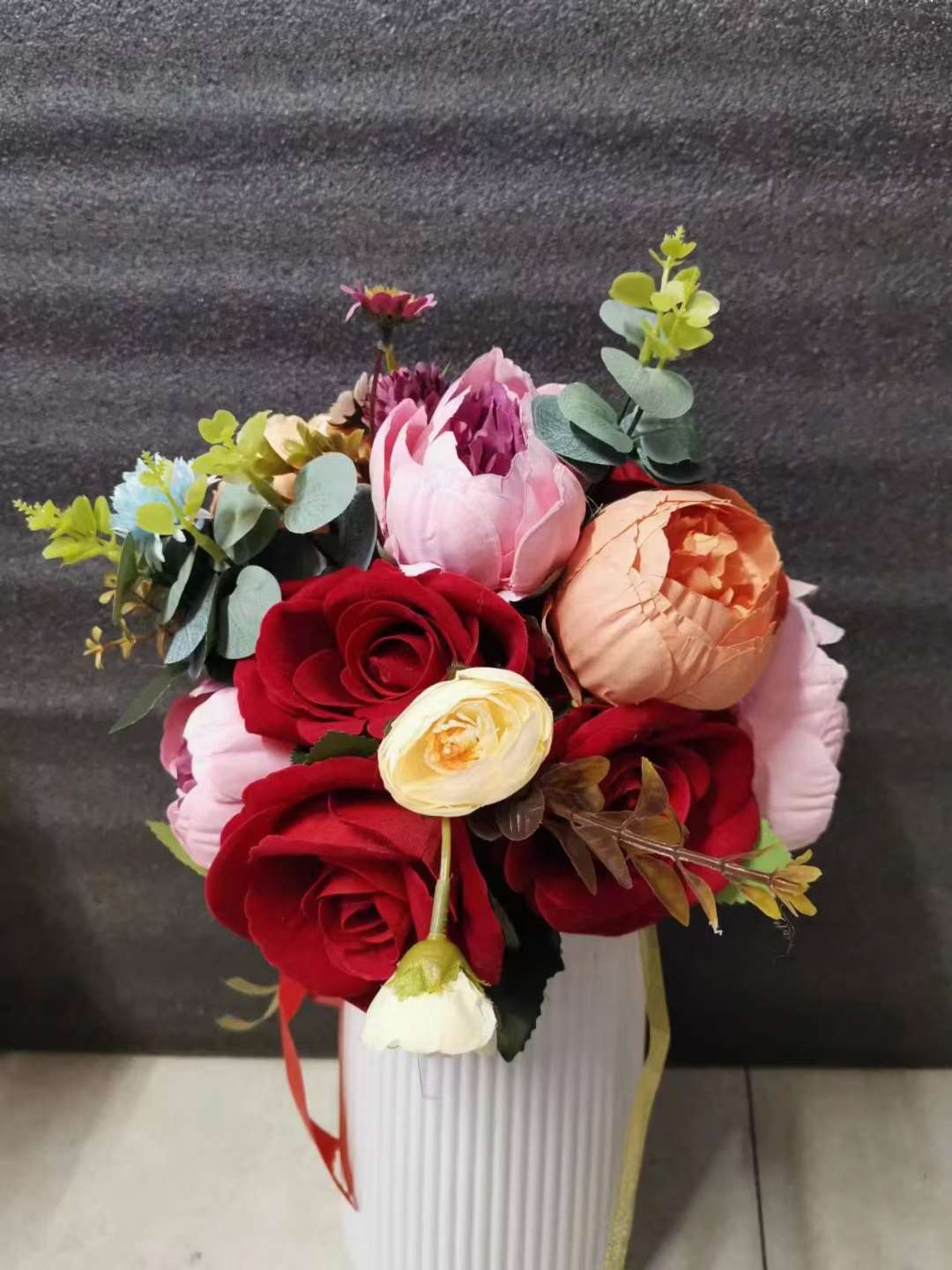 多头玫瑰仿真花批发仿真花批发仿真花批发仿真花产品图