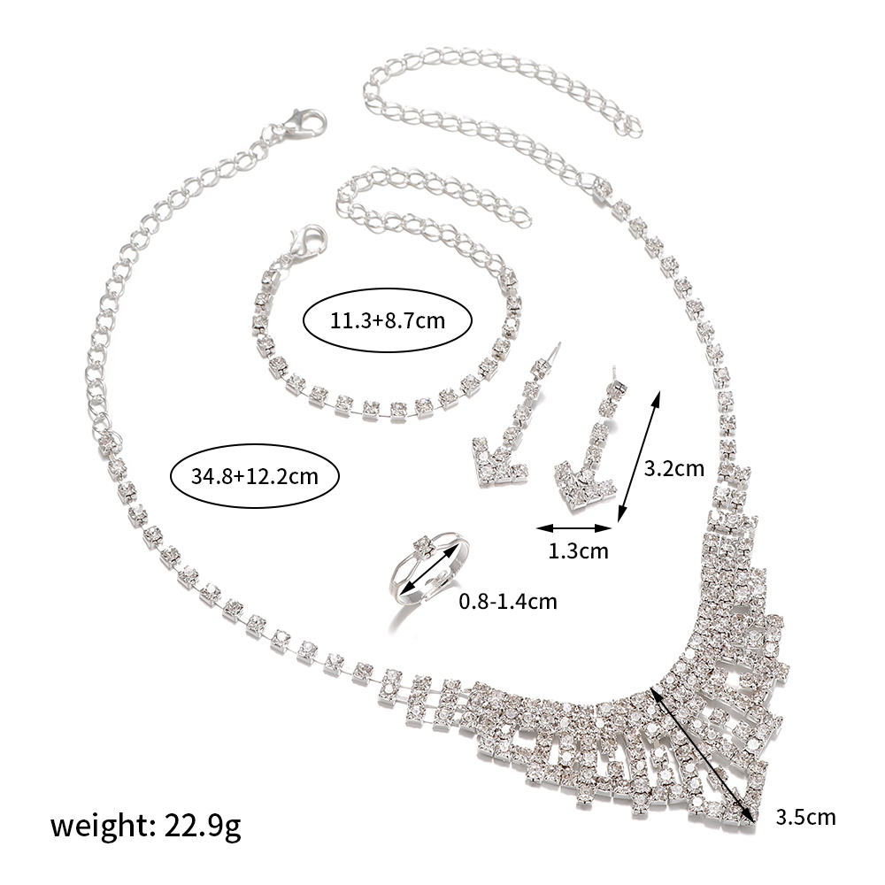 锆石套链/水晶锆石套链/陶瓷小耳钉/塑料耳圈养耳洞/新娘产品图