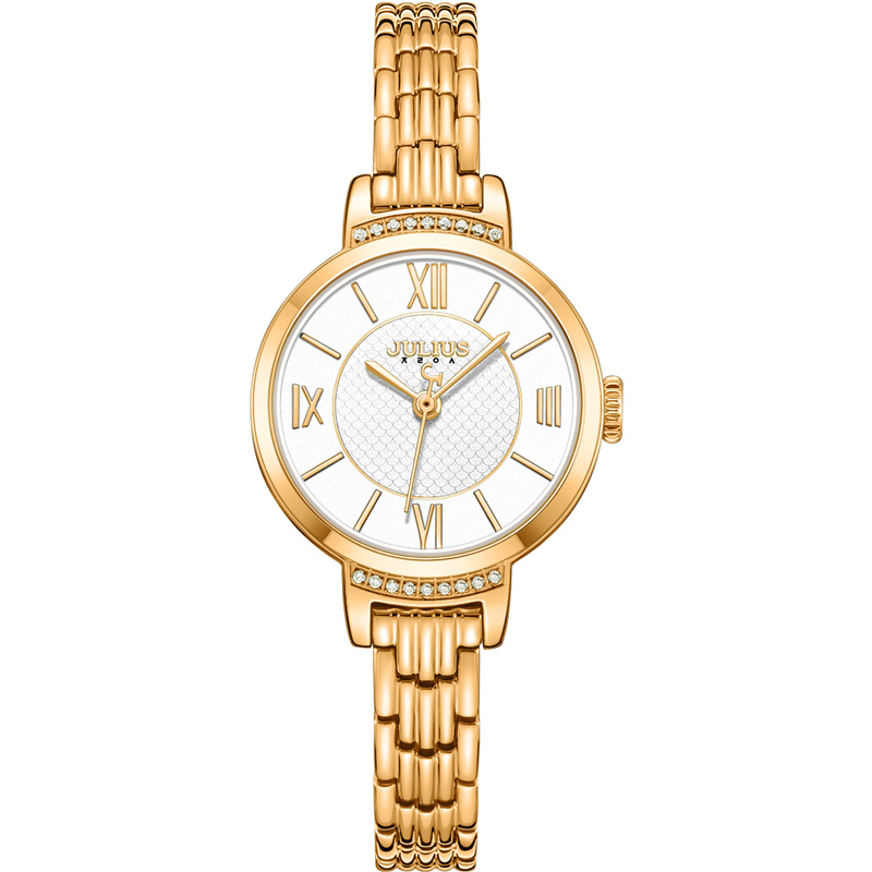 Yiwu Quality product: JULIUS JA-1429 waterproof and fashionable quartz watch for white-collar women with a chain strap from South Korea Specification image