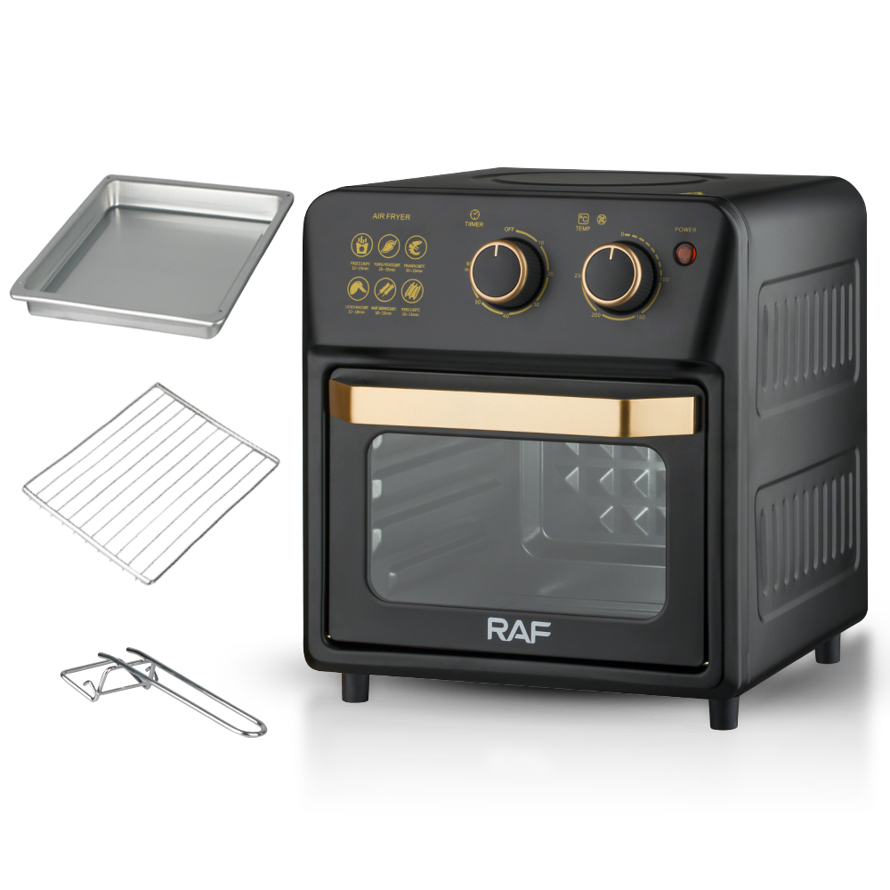 RAF electric oven, European standard 14L multi-functional household air fryer, fully automatic intelligent oven, fryer, visible baking pic 10