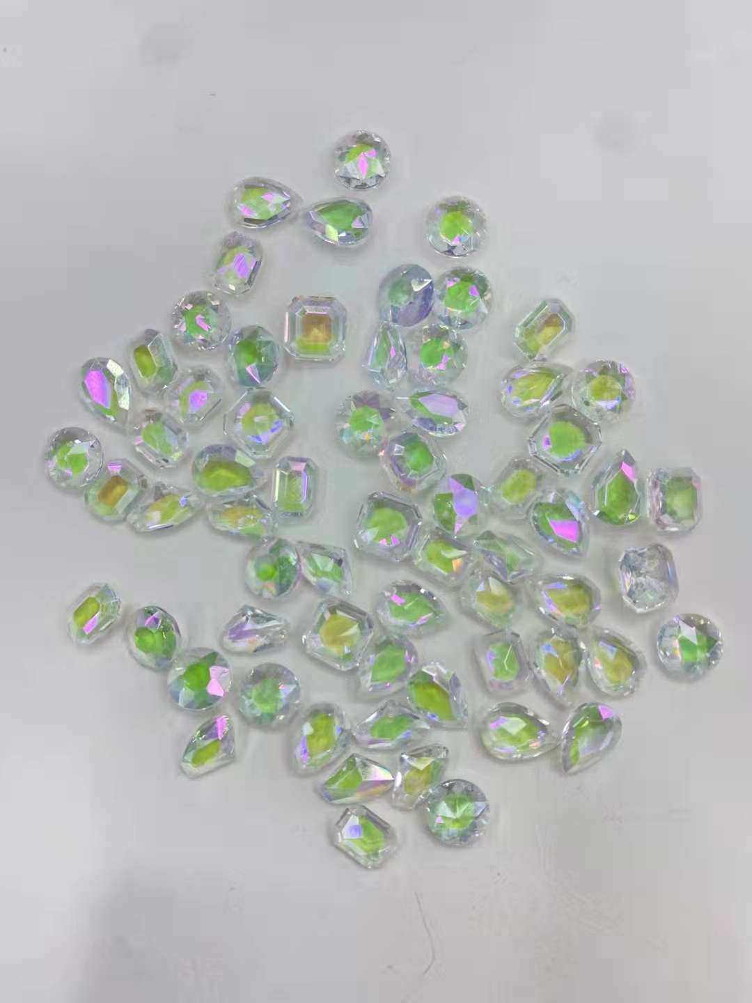 New color pointed-bottom diamond K9, super diamond 5070, wearable nail nail, wearable nail plate details Picture