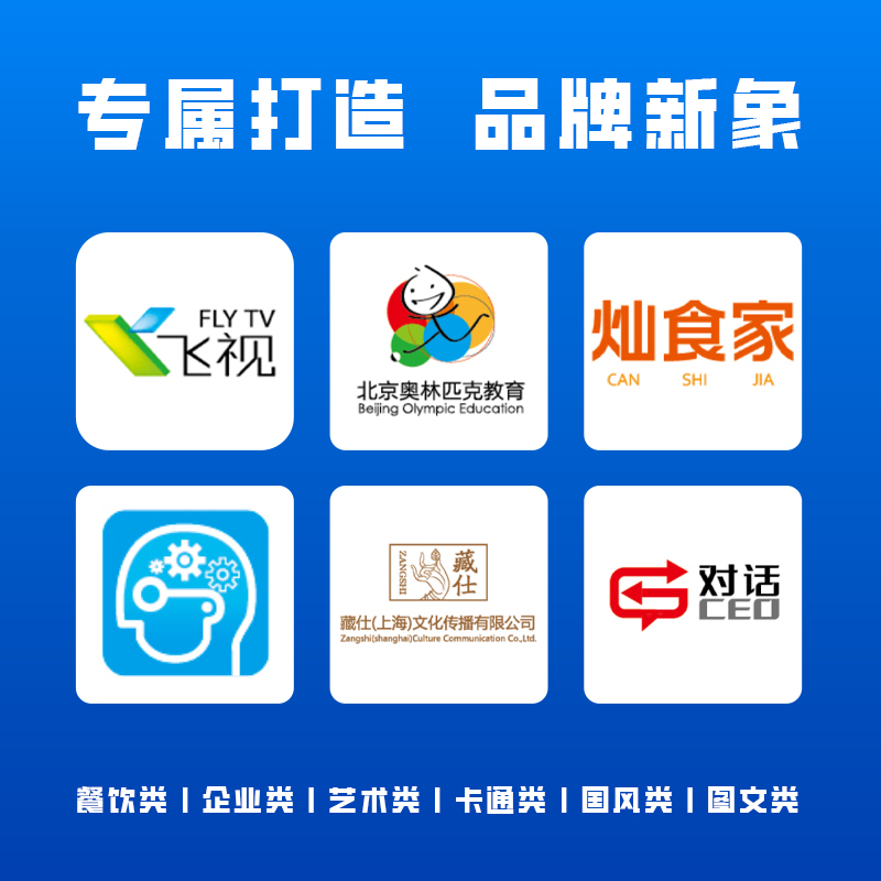 logo设计原创店铺头像公司企业店名品牌卡通定制作图标志字体设计详情3