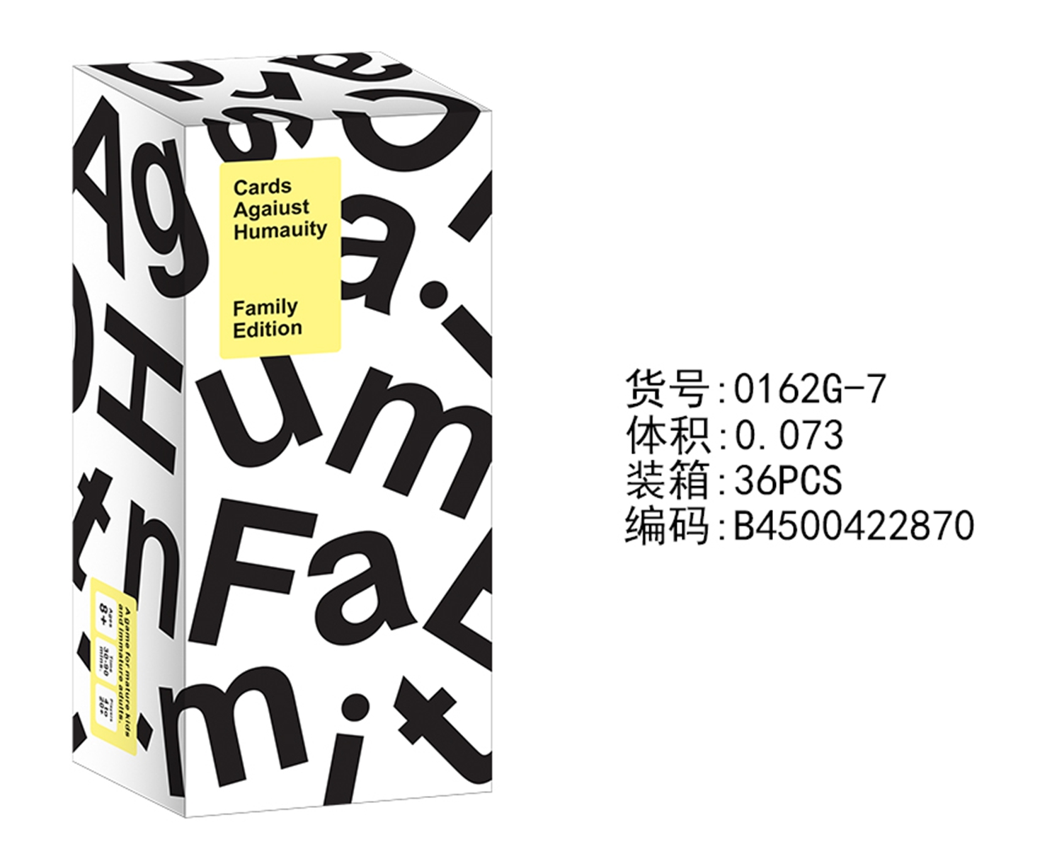 Cross-border hot English Cards Agaiust Humauity English Cards Against Disney card game puzzle toy