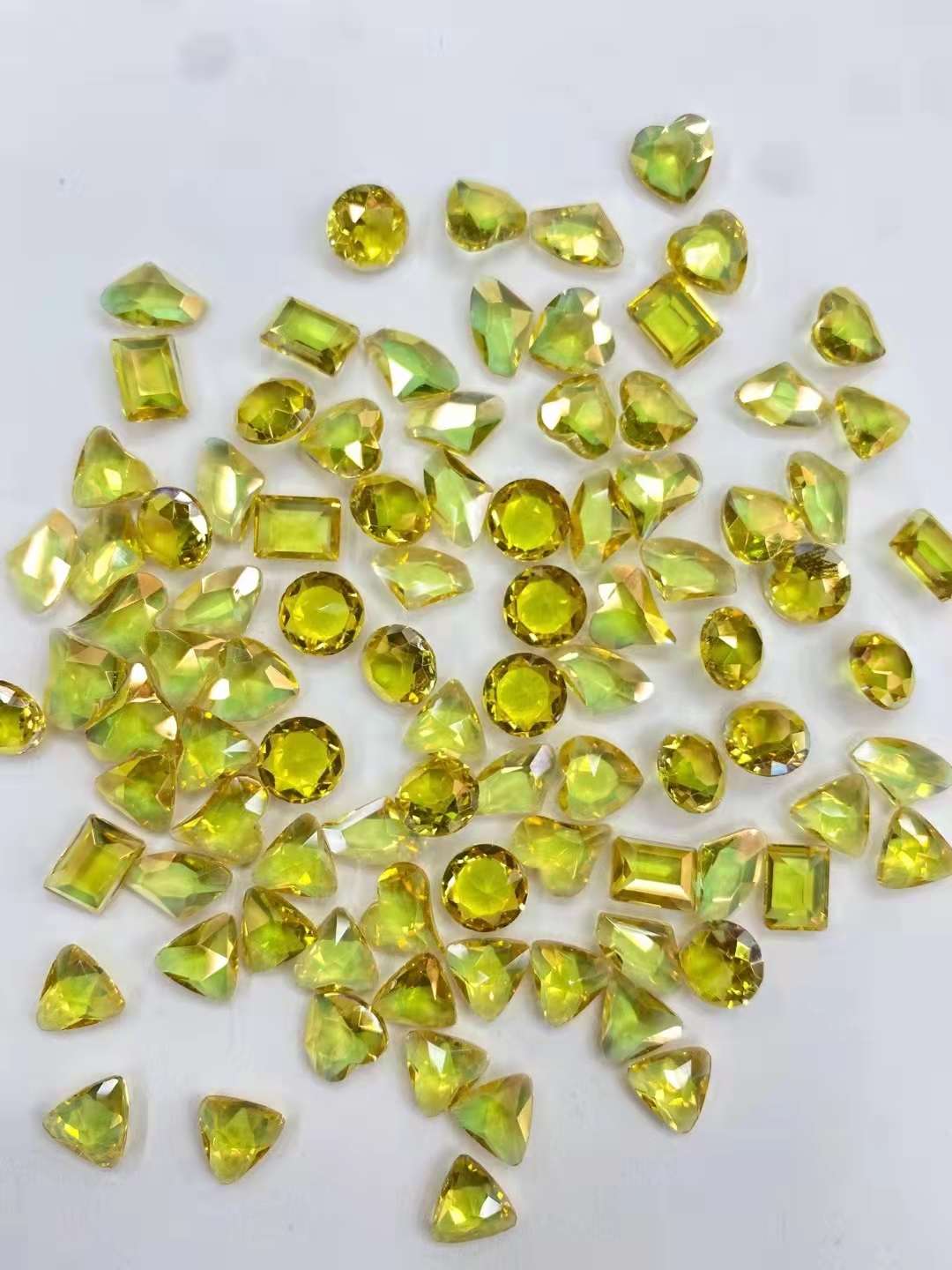 New color pointed-bottom diamond K9, super diamond 5070, wearable nail nail, wearable nail plate Specification image