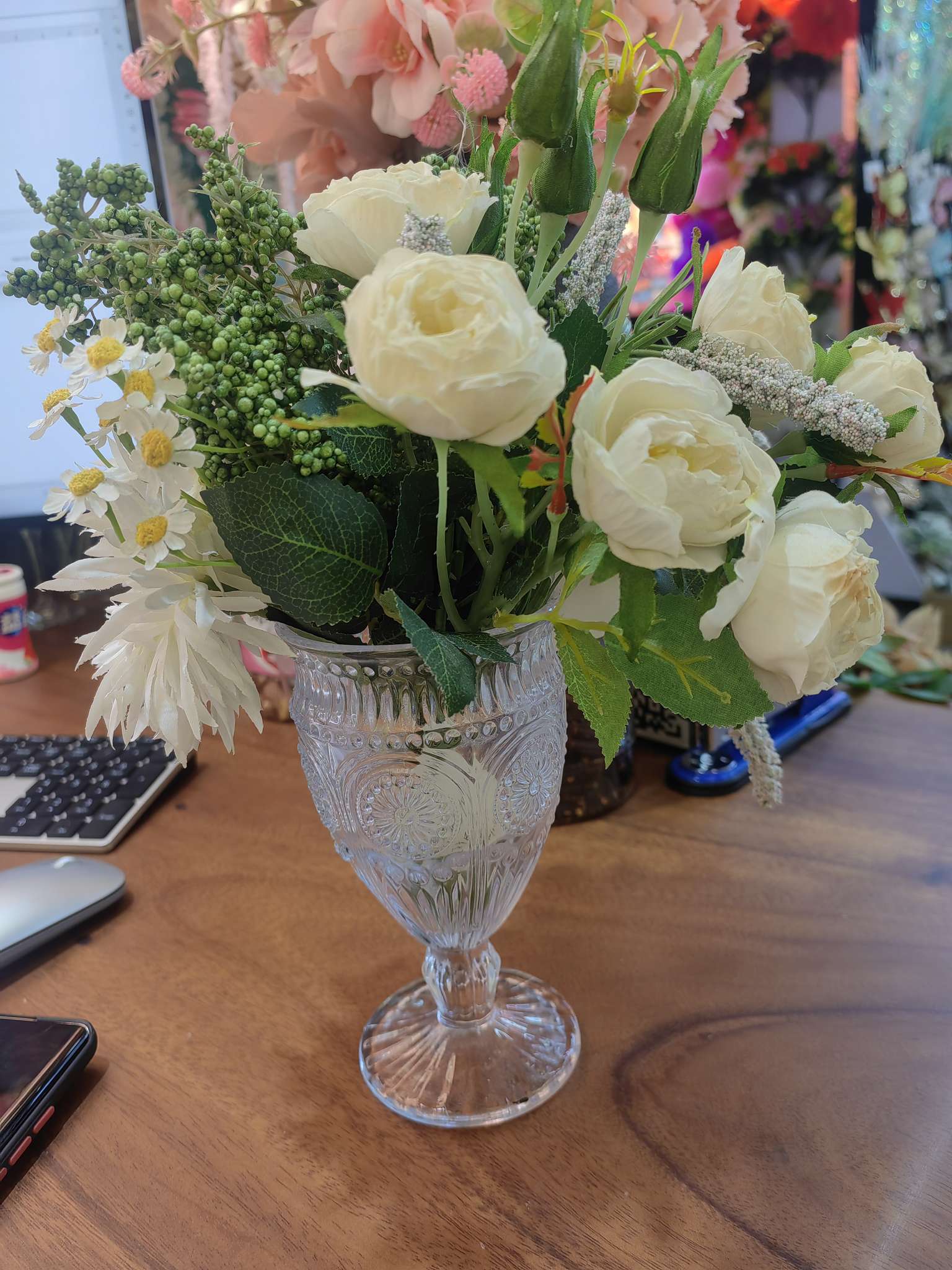 仿真花假花仿真花假花仿真花仿真花人造花高考花束仿真花硅胶仿真花详情图4