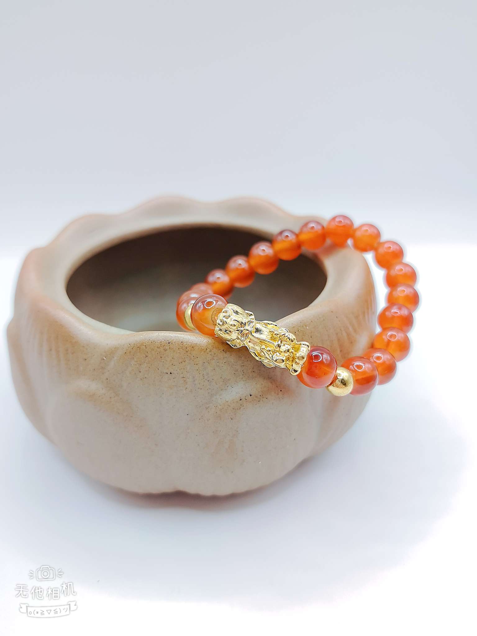 8厘果冻珠单个金貔貅招财手链 手串手饰 饰品首饰 简约时尚女士手腕装饰品详情图2