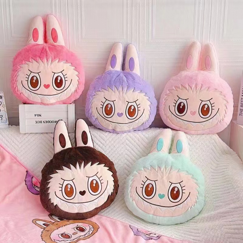 Cartoon two-in-one dual-purpose throw pillow, quilt, air conditioner quilt, office nap pillow, new cartoon style wholesale pic 4