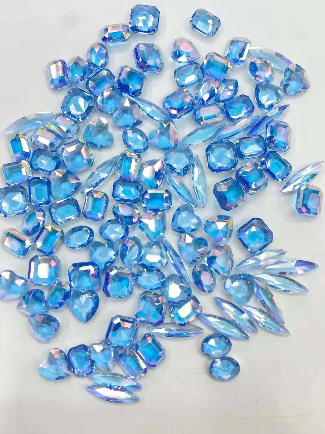 New color pointed-bottom diamond K9, super diamond 5070, wearable nail nail, wearable nail plate Item Picture