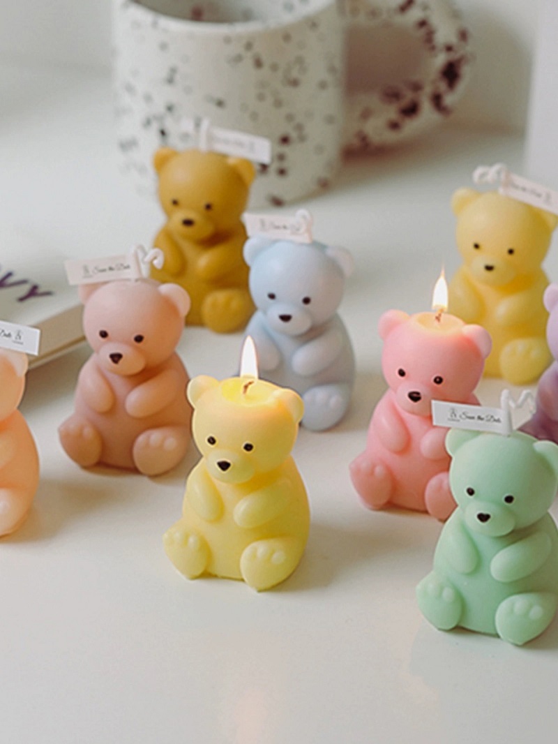 Little Bear Scented Candles Creative Gifts, handcrafted Birthday Presents, diy Decorative items, flower candles, Soy wax Scented candles, scented candles, scented fragrances, Solid Scented candles, Home scented candles, flameless scented candles, essential oils, scented candles, scented fragrances Specification image