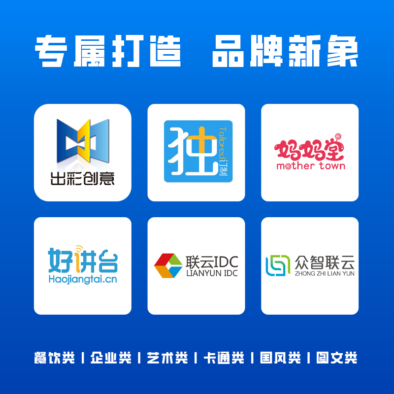 logo设计原创店铺头像公司企业店名品牌卡通定制作图标志字体设计详情2