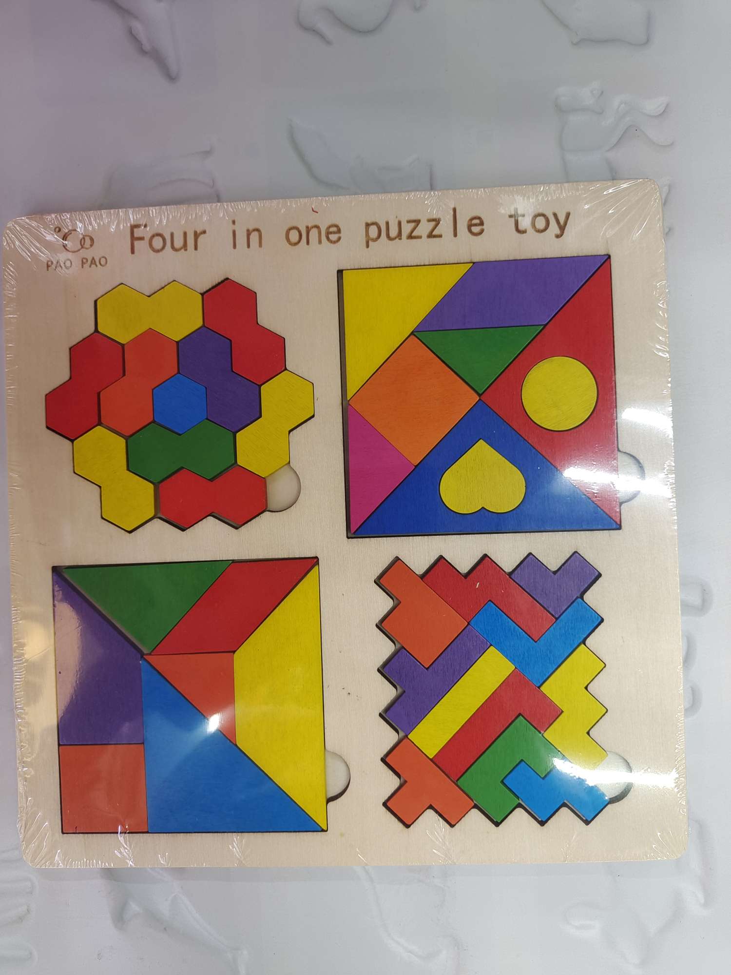 Educational and educational toys, jigsaw puzzle boards, children's cartoon assembly games, wooden three-dimensional jigsaw puzzles, adult intelligence challenge toys and gifts details Picture