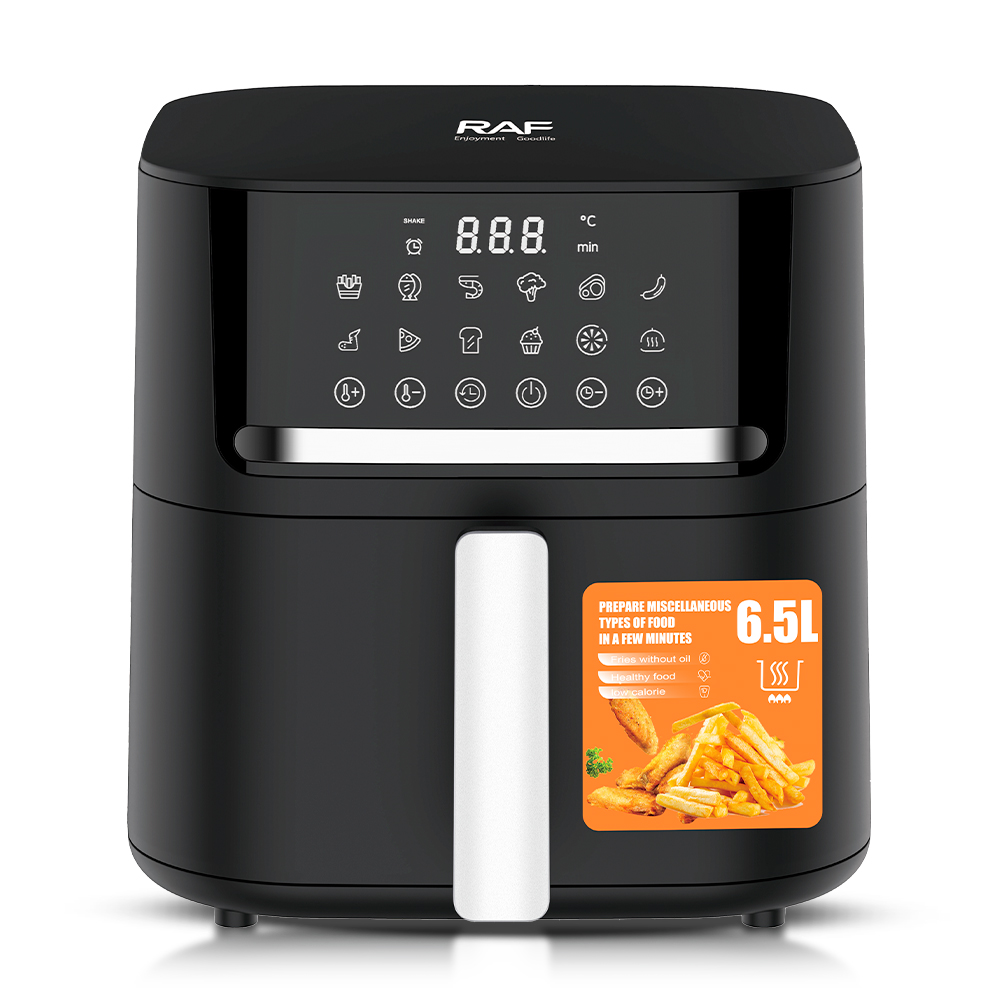 RAF European standard cross-border air fryer, large capacity, multi-functional, smart home digital display electric fryer, 6.5L, smokeless, R.5256 pic 9