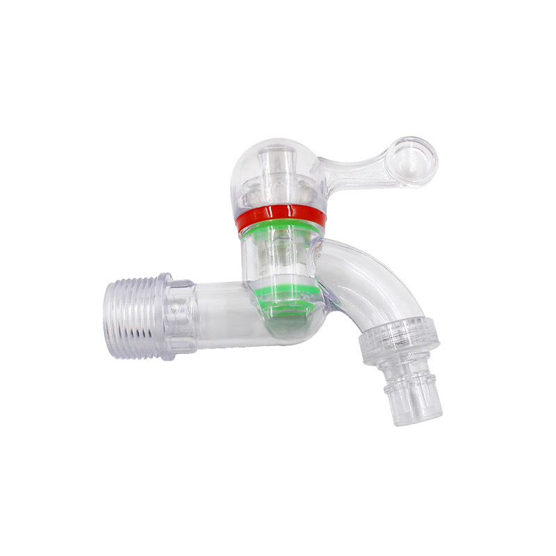 4 Points Transparent Explosion-Proof Plastic Water Nozzle Washing Machine Fast Open Faucet 6 Points Ceramic Valve Core Faucet Accessories Wholesale Application Scenario