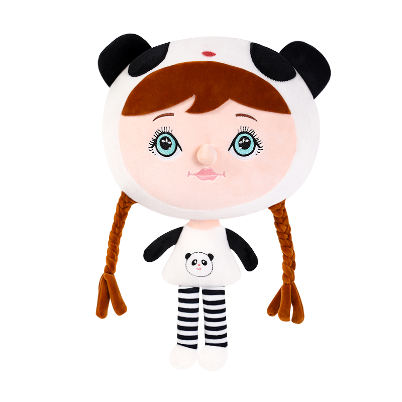 Super cute cartoon girl plush backpack Application Scenario